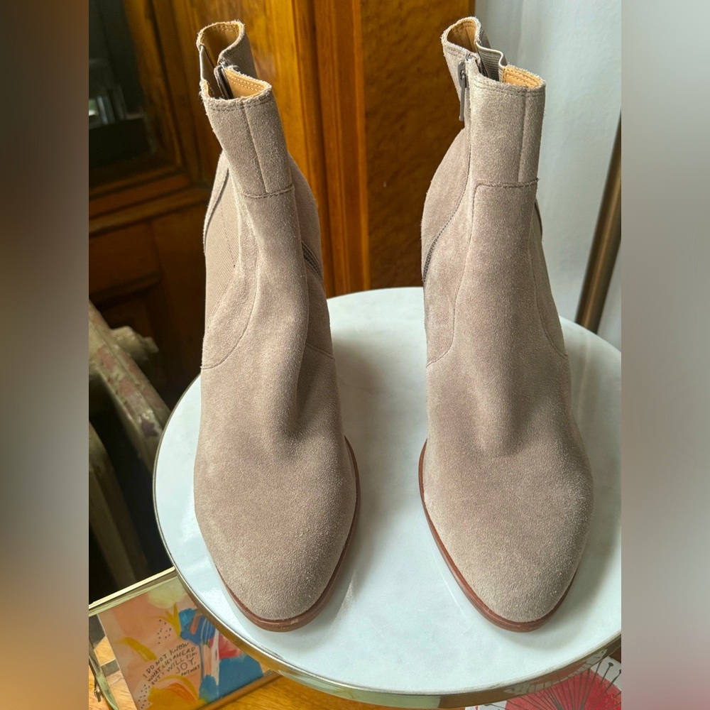Soludos Bree Suede Booties (Size 9.5, Never Worn)